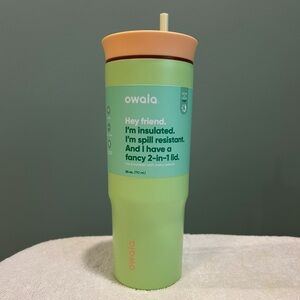 ✨BNWT - Owala Insulated Tumbler Lime Light 2-in-1 Lid Straw - 24 oz✨
